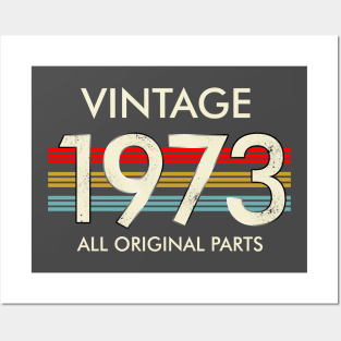 Vintage 1973 All Original Parts Posters and Art